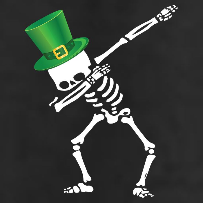 Irish Dabbing Skeleton St. Patrick's Day Cool Comfort Performance Bucket Hat