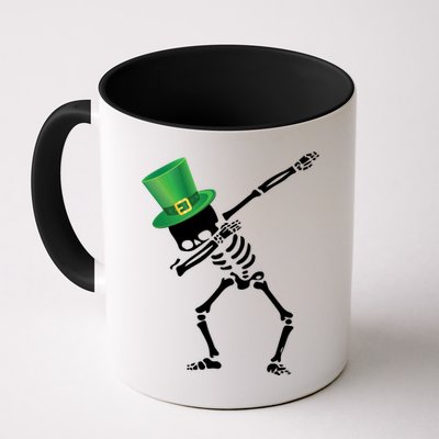 Irish Dabbing Skeleton St. Patrick's Day Mug