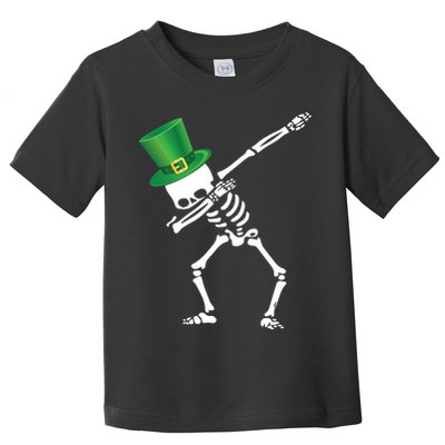 Irish Dabbing Skeleton St. Patrick's Day Toddler T-Shirt