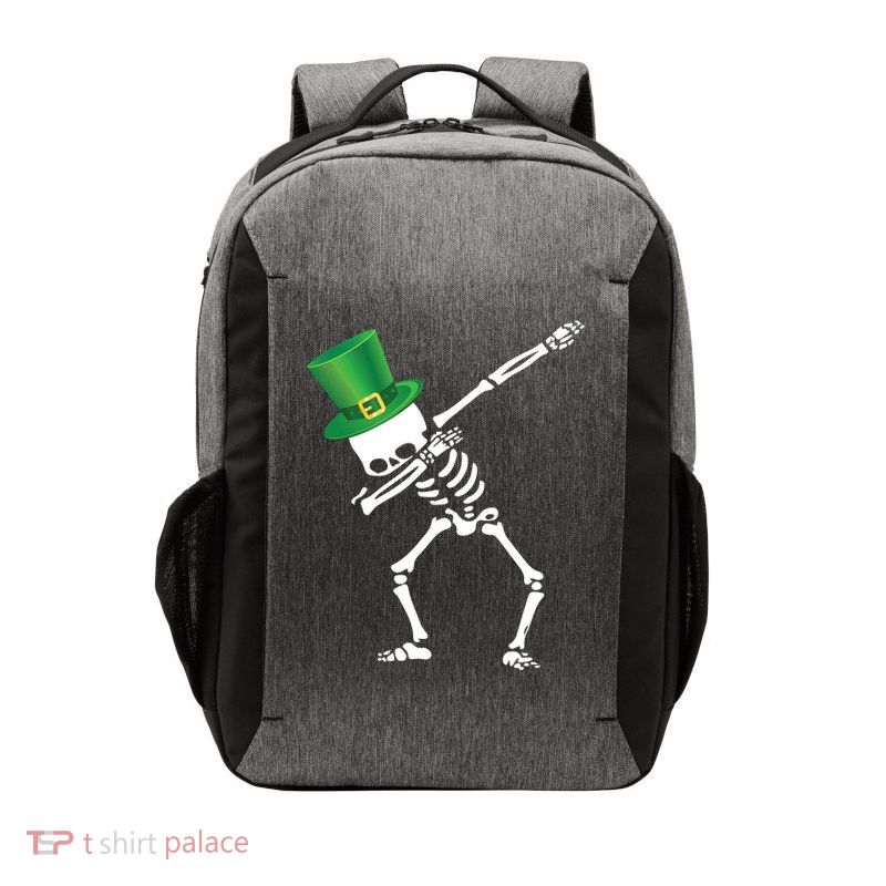 Irish Dabbing Skeleton St. Patrick's Day Vector Backpack