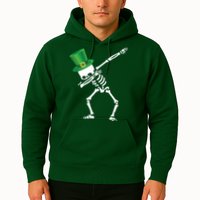 Irish Dabbing Skeleton St. Patrick's Day Hoodie