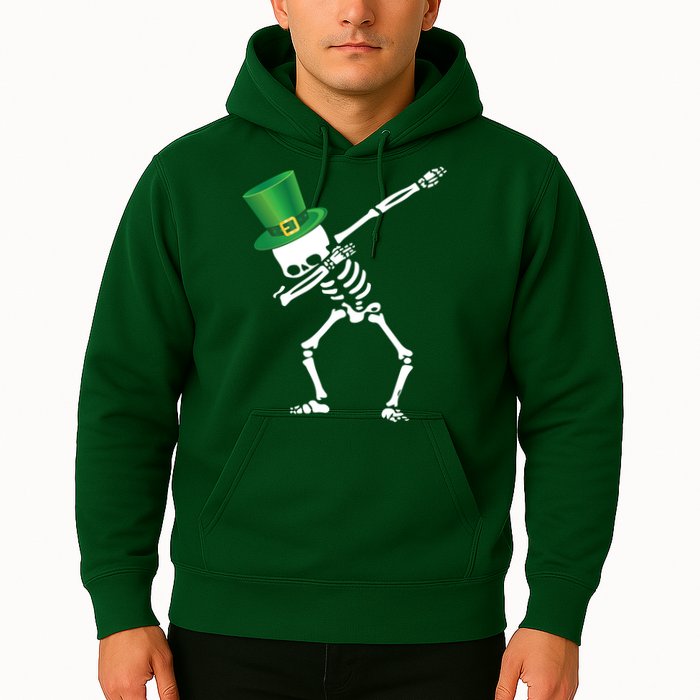 Irish Dabbing Skeleton St. Patrick's Day Hoodie