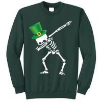 Irish Dabbing Skeleton St. Patrick's Day Sweatshirt