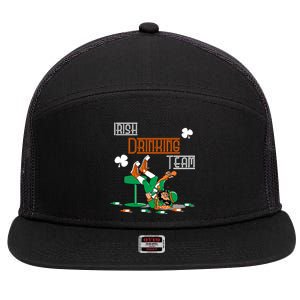 Irish Drinking Team 7 Panel Mesh Trucker Snapback Hat