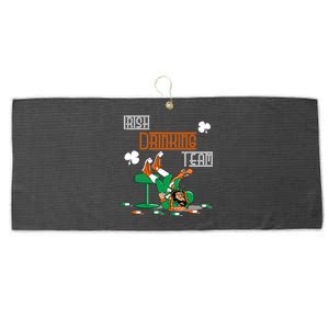 Irish Drinking Team Large Microfiber Waffle Golf Towel