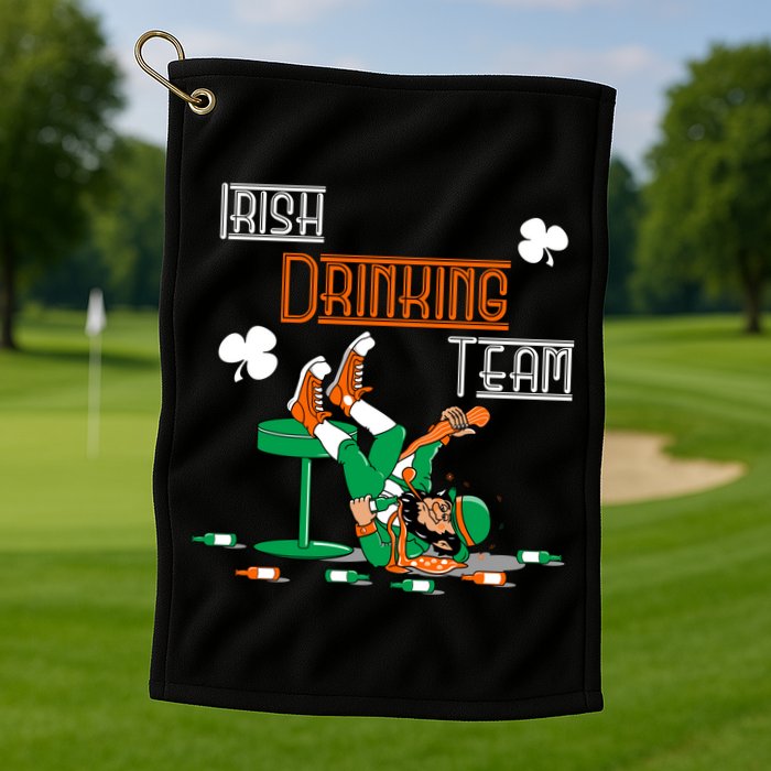 Irish Drinking Team Golf Towel
