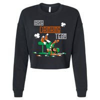 Irish Drinking Team Cropped Pullover Crew