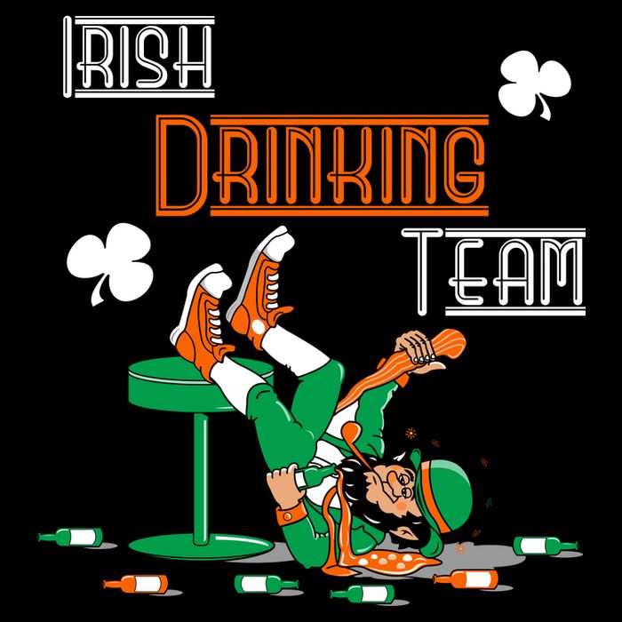 Irish Drinking Team Short Acrylic Beanie
