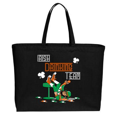 Irish Drinking Team Cotton Canvas Jumbo Tote