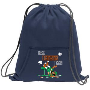 Irish Drinking Team Sweatshirt Cinch Pack Bag