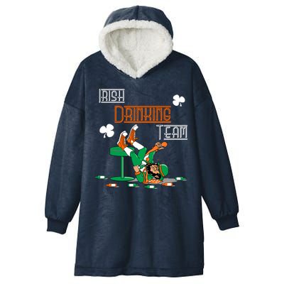 Irish Drinking Team Hooded Wearable Blanket