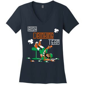 Irish Drinking Team Women's V-Neck T-Shirt