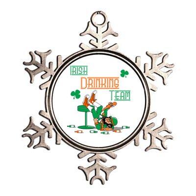 Irish Drinking Team Metallic Star Ornament