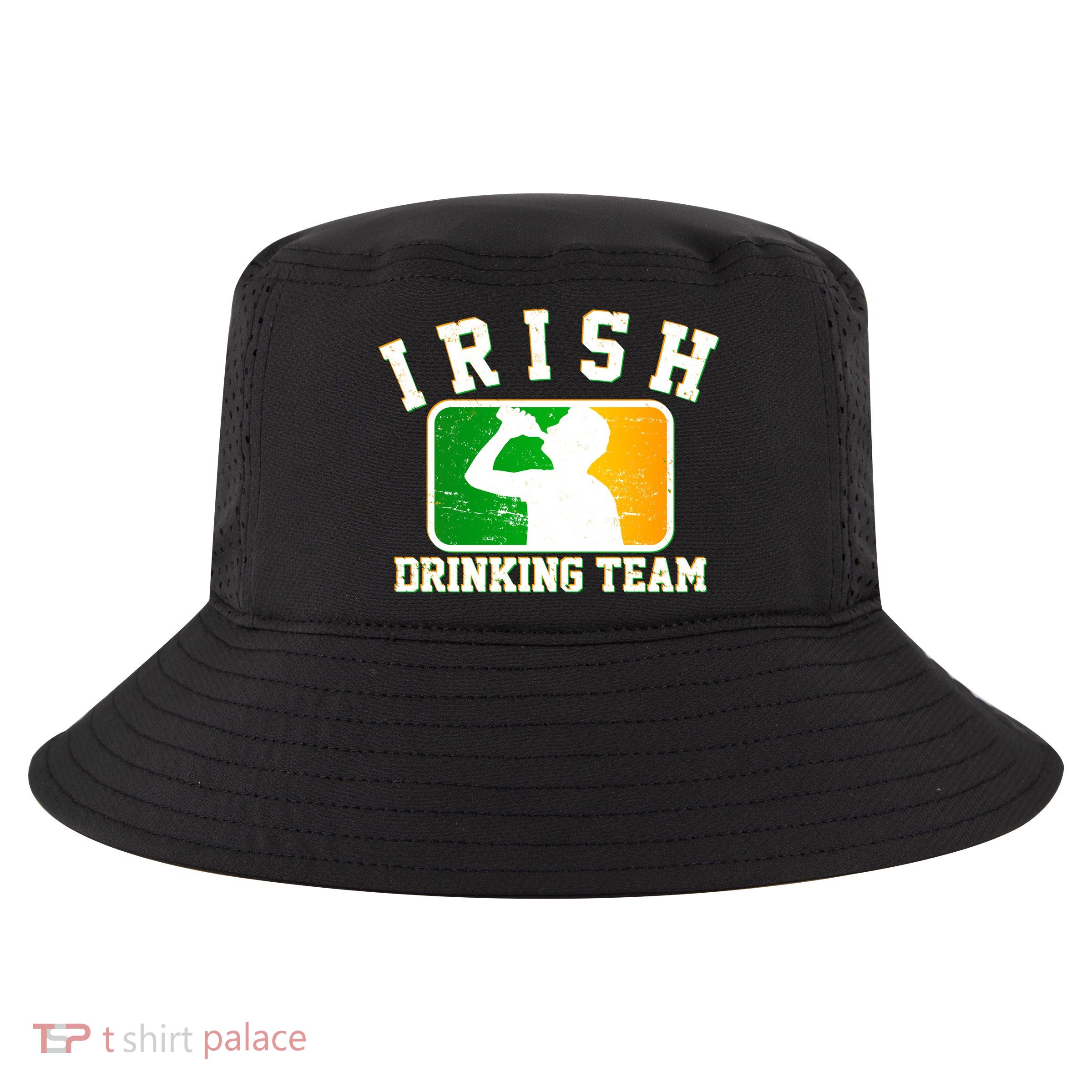Irish Drinking Team Sports Logo Cool Comfort Performance Bucket Hat