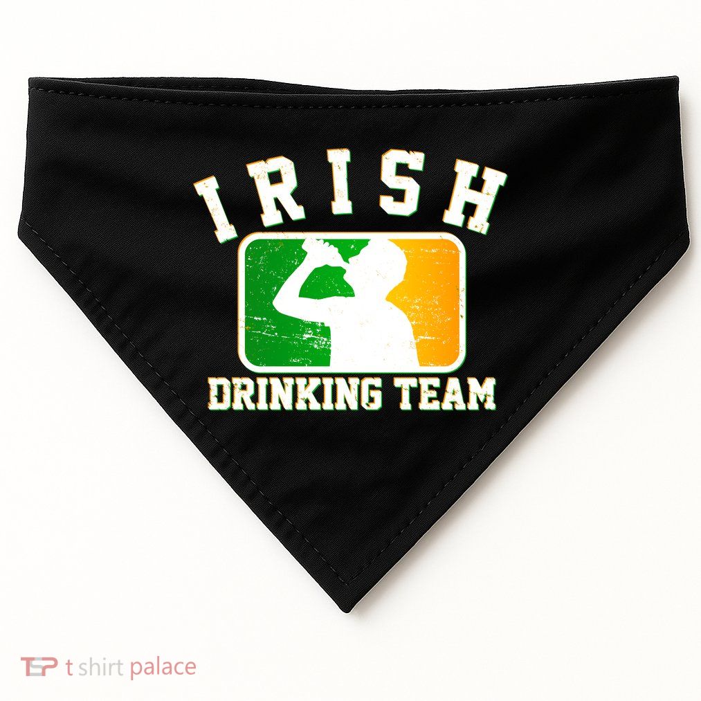 Irish Drinking Team Sports Logo USA-Made Doggie Bandana