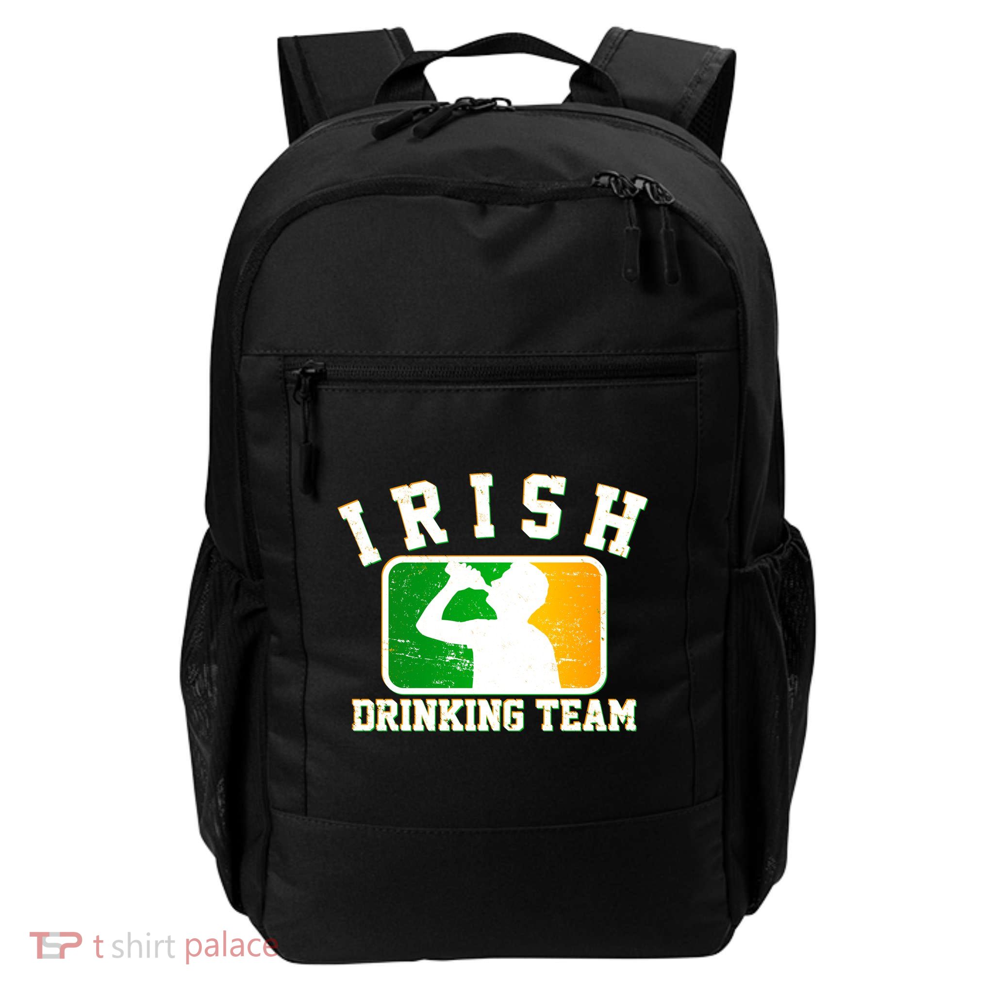 Irish Drinking Team Sports Logo Backpack