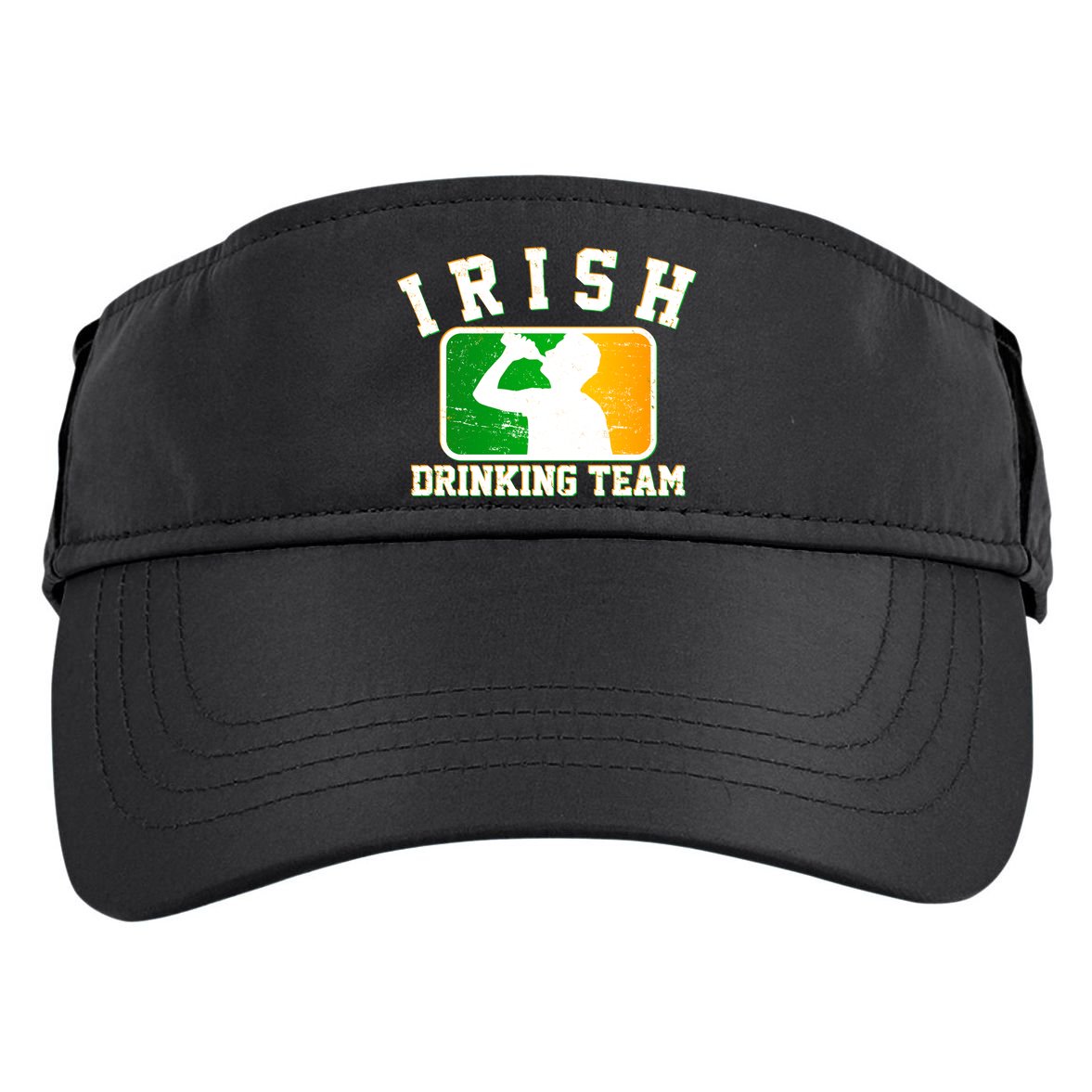 Irish Drinking Team Sports Logo Adult Drive Performance Visor