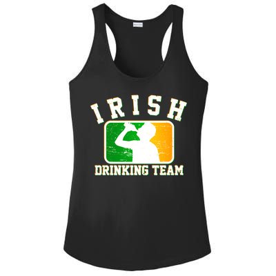 Irish Drinking Team Sports Logo Ladies PosiCharge Competitor Racerback Tank