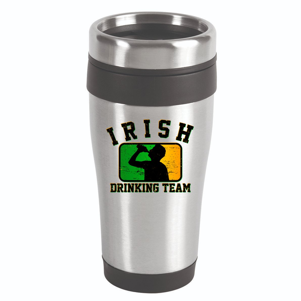 Irish Drinking Team Sports Logo 16oz Travel Tumbler