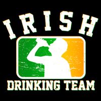 Irish Drinking Team Sports Logo Womens Tank Top