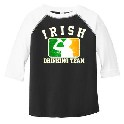 Irish Drinking Team Sports Logo Toddler Fine Jersey T-Shirt