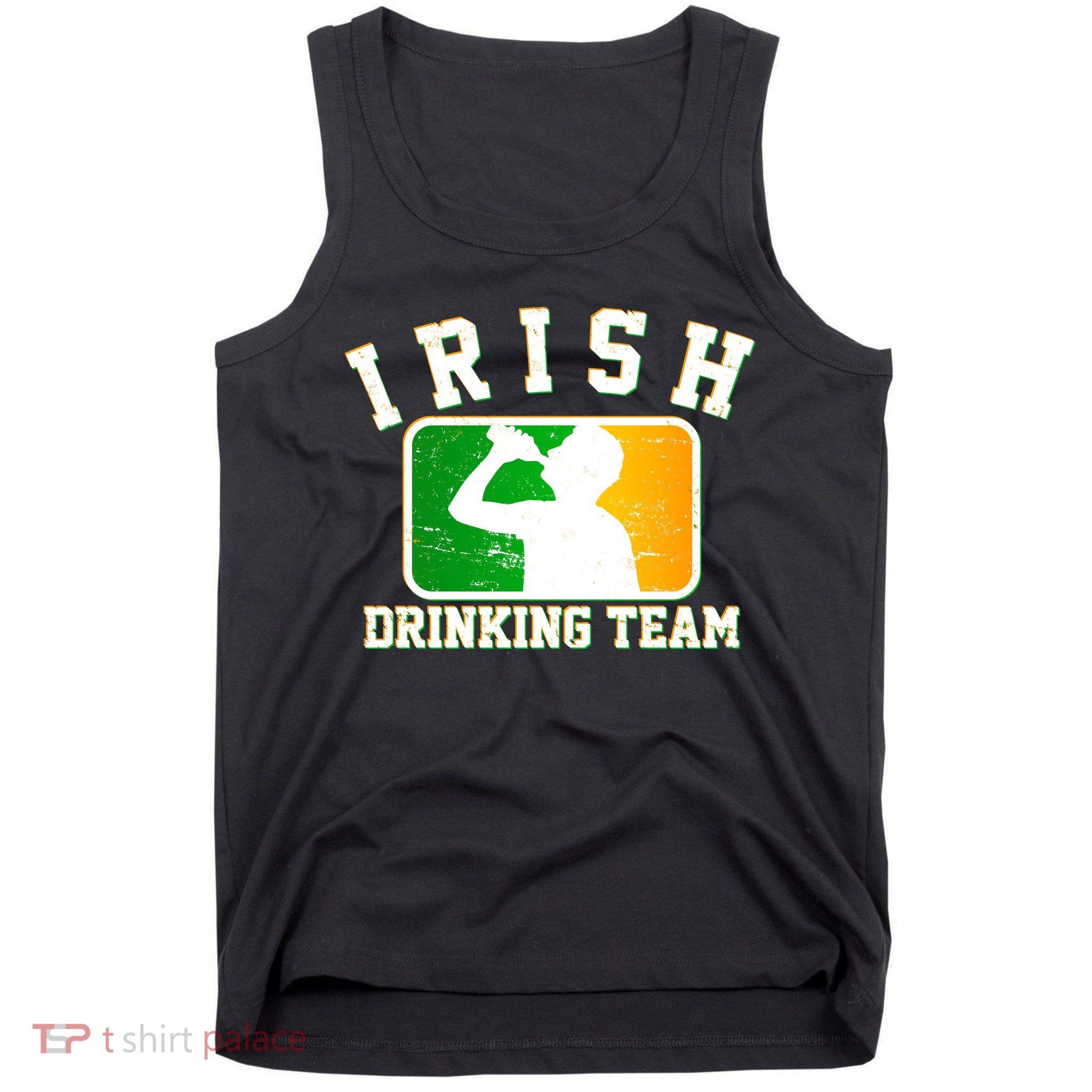 Irish Drinking Team Sports Logo Tank Top
