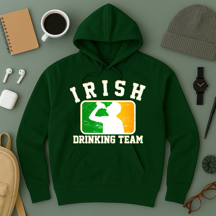 Irish Drinking Team Sports Logo Hoodie