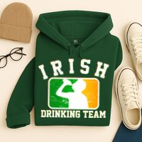 Irish Drinking Team Sports Logo Hoodie