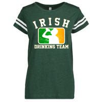 Irish Drinking Team Sports Logo Enza Ladies Jersey Football T-Shirt