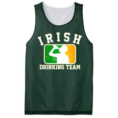 Irish Drinking Team Sports Logo Mesh Reversible Basketball Jersey Tank