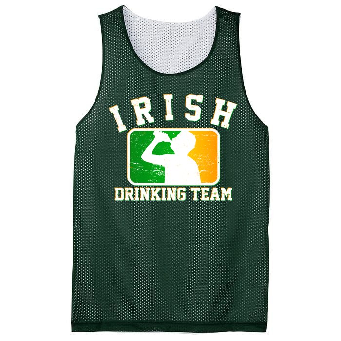 Irish Drinking Team Sports Logo Mesh Reversible Basketball Jersey Tank