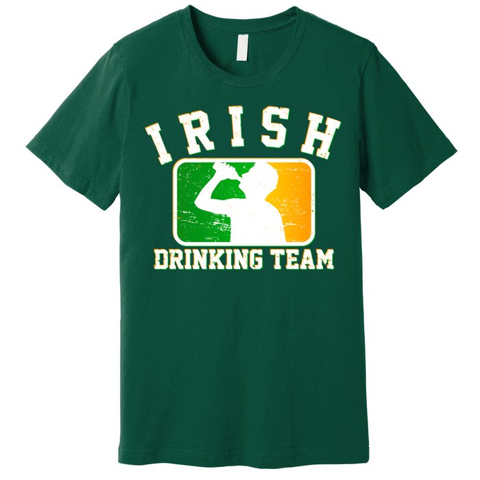 Irish Drinking Team Sports Logo Premium T-Shirt