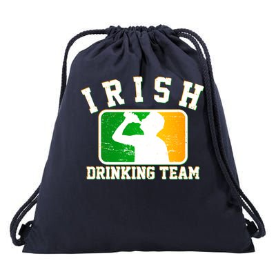 Irish Drinking Team Sports Logo Drawstring Bag