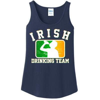 Irish Drinking Team Sports Logo Ladies Essential Tank