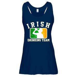 Irish Drinking Team Sports Logo Ladies Essential Flowy Tank