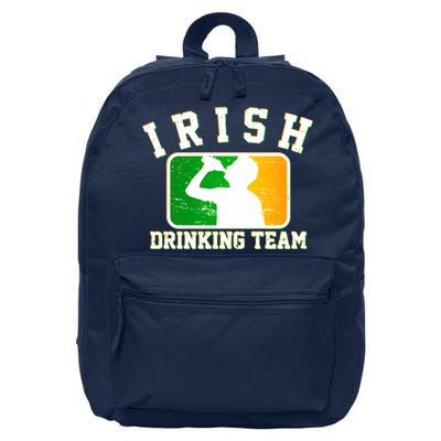 Irish Drinking Team Sports Logo 16 in Basic Backpack