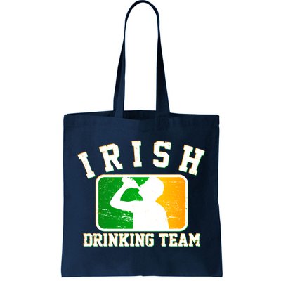 Irish Drinking Team Sports Logo Tote Bag