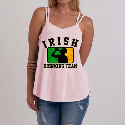 Irish Drinking Team Sports Logo Women's Strappy Tank