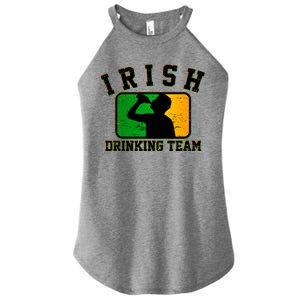 Irish Drinking Team Sports Logo Women’s Perfect Tri Rocker Tank