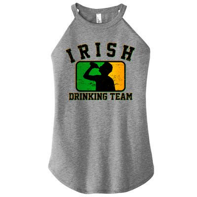 Irish Drinking Team Sports Logo Women's Perfect Tri Rocker Tank