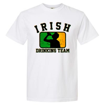 Irish Drinking Team Sports Logo Garment-Dyed Heavyweight T-Shirt