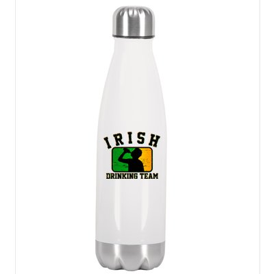 Irish Drinking Team Sports Logo Stainless Steel Insulated Water Bottle