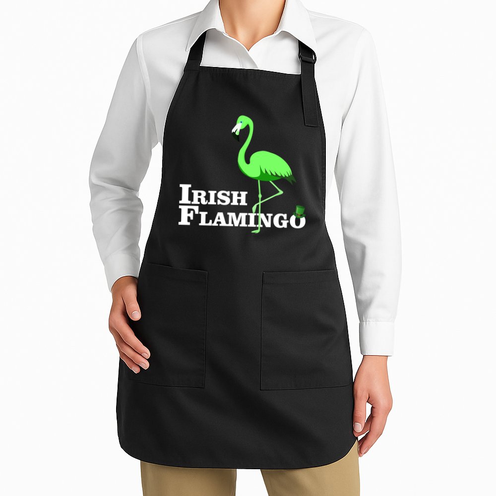 Irish Flamingo Apron