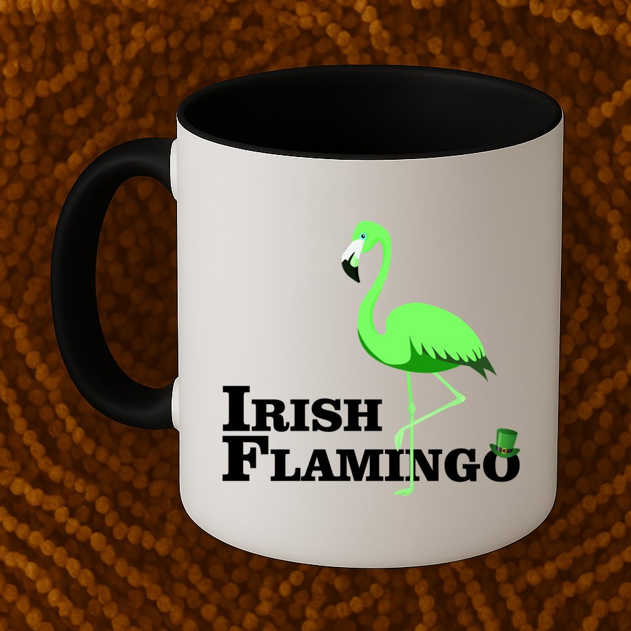 Irish Flamingo Mug