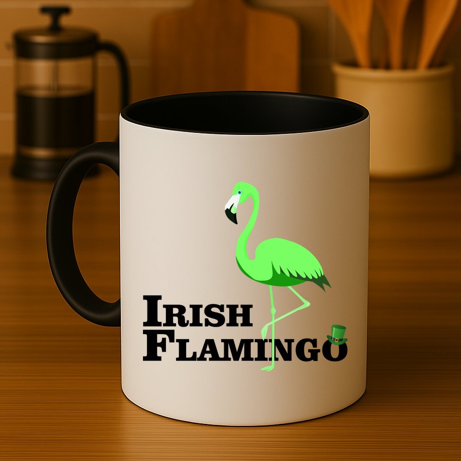 Irish Flamingo Mug