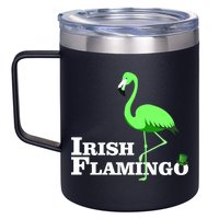 Irish Flamingo 12oz Stainless Steel Coffee Mug