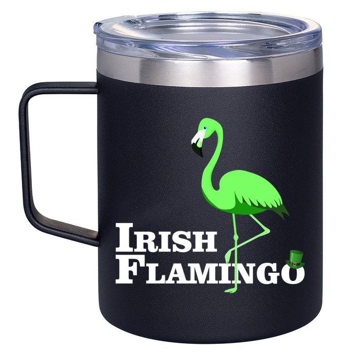 Irish Flamingo 12oz Stainless Steel Coffee Mug
