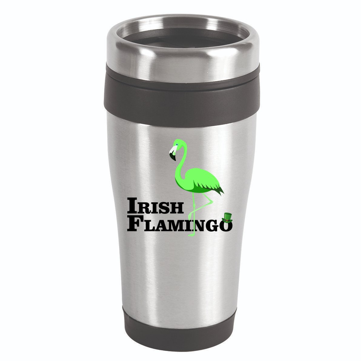 Irish Flamingo 16oz Travel Tumbler