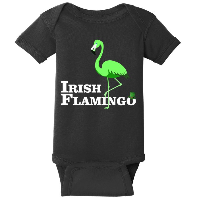 Irish Flamingo Baby Bodysuit