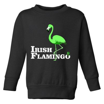 Irish Flamingo Toddler Sweatshirt